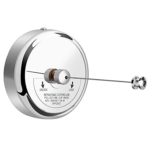 Clatoon Retractable Clothesline, 9 ft Adjustable