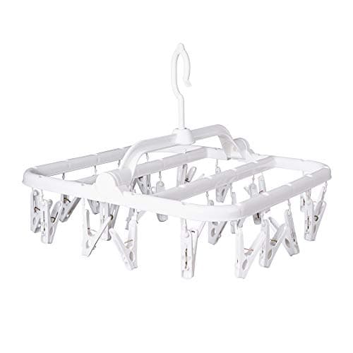 Annaklin Foldable Clip Hanger with 26 Drying Clips
