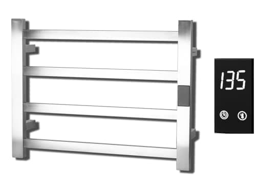 Topdattion Electric Towel Warmer, 4-Bar Super Thin with Timer
