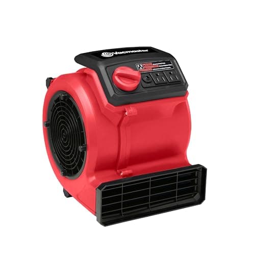 Vacmaster AM201 Air Mover and Fitness Fan, 550 CFM