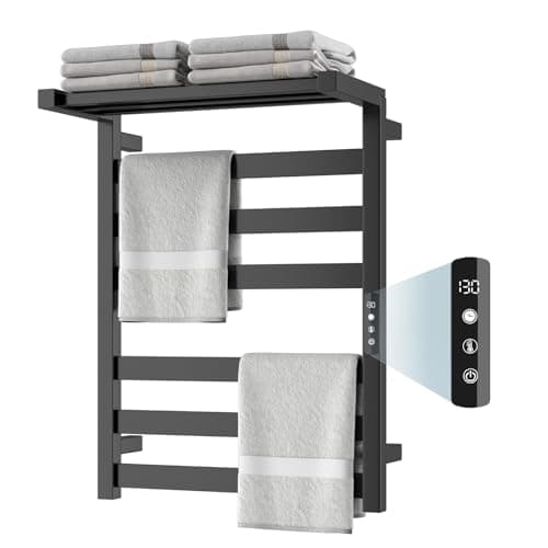 Chomolhari Towel Warmer Rack, 6-Bar 201 Stainless Steel