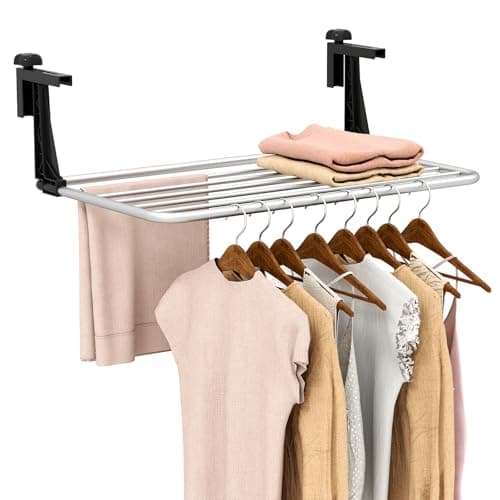 GIANTEX Portable Clothes Drying Rack, 25.5" Aluminum