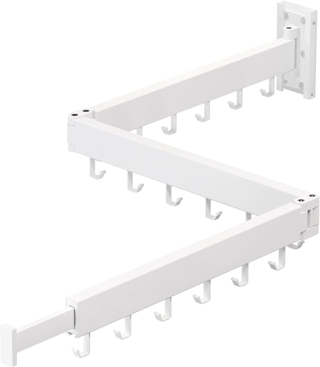 ZdwCyl Tri-Fold Wall Mounted Drying Rack, Punch-Free Option