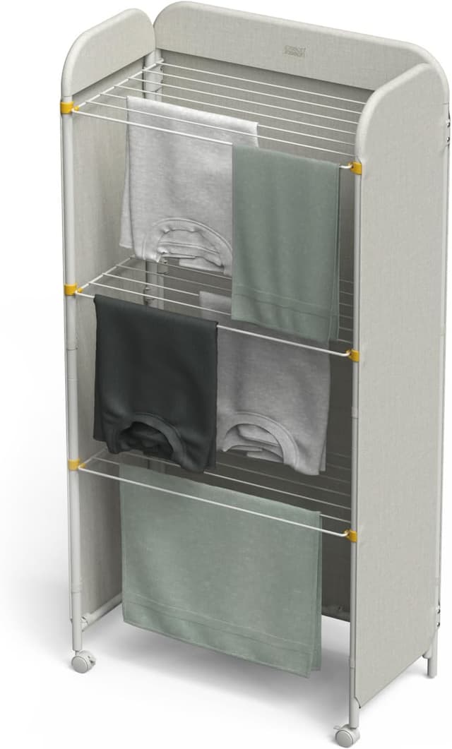 Joseph Joseph Eclipse 3-Tier Laundry Drying Rack with Cover