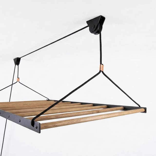 The Nice Rack Ceiling Laundry Drying Rack with Pulley System, 36"