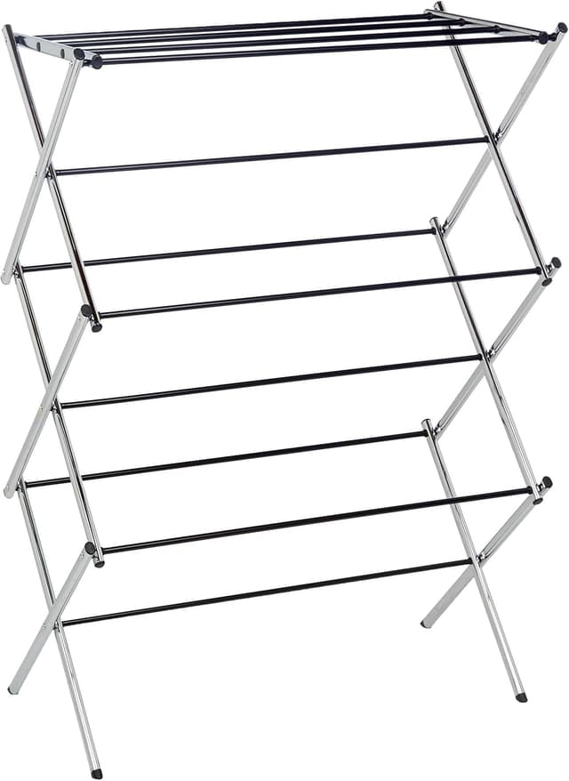 Amazon Basics Foldable Portable Metal Clothes Drying Rack