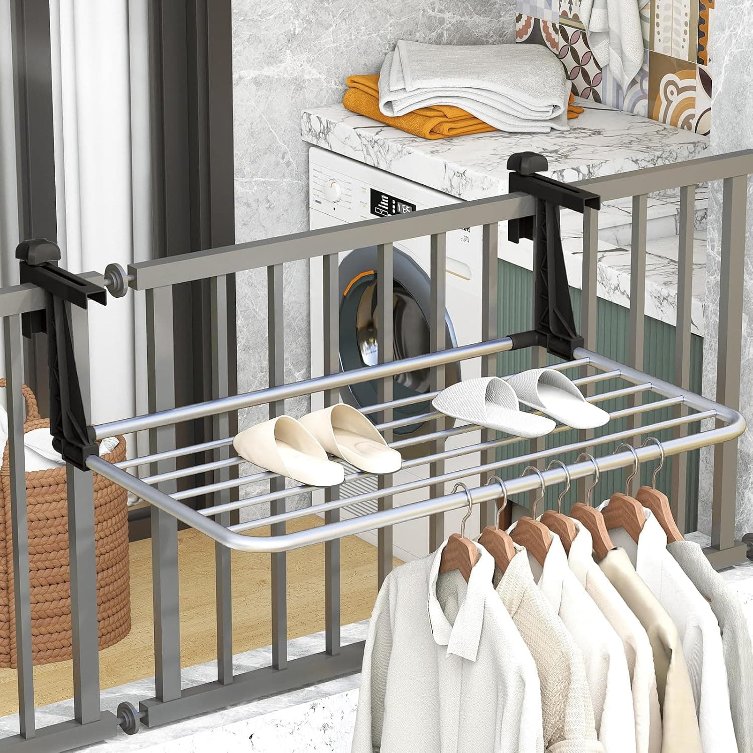 Tangkula Portable Clothes Drying Rack (Small)