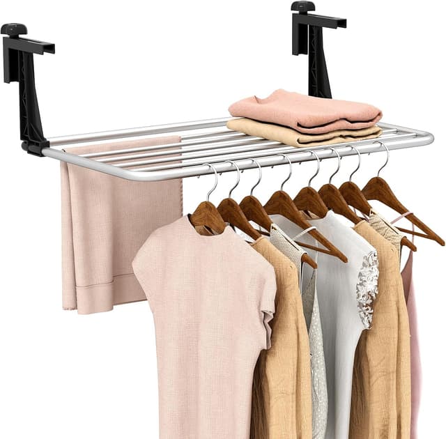 GIANTEX Portable Clothes Drying Rack, 25.5" Aluminum