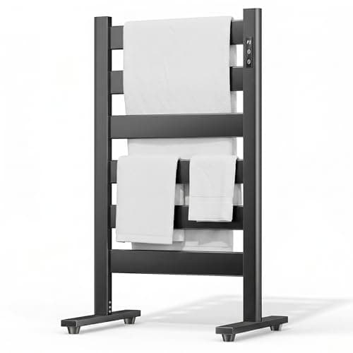 Sawlece Freestanding Towel Warmer, 6-Bar, PTC