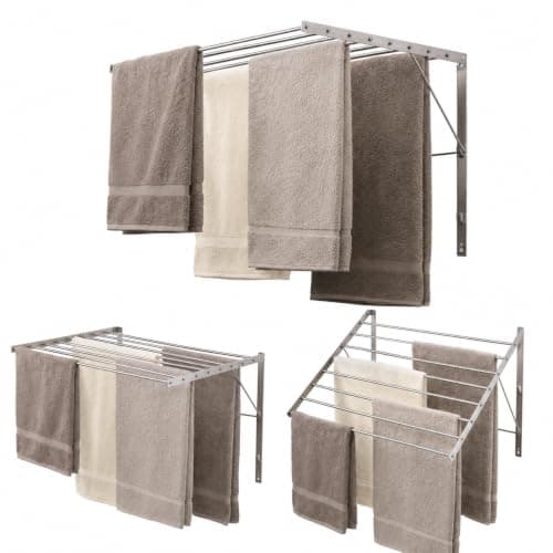 Smartsome Wall Mounted Clothes Drying Rack, 30" Wide